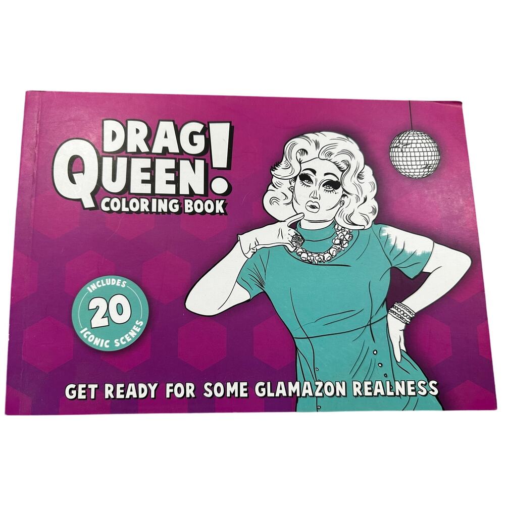 Drag Queen Coloring Book Bubblegum Stuff 2021 RuPaul Drag Race Unused